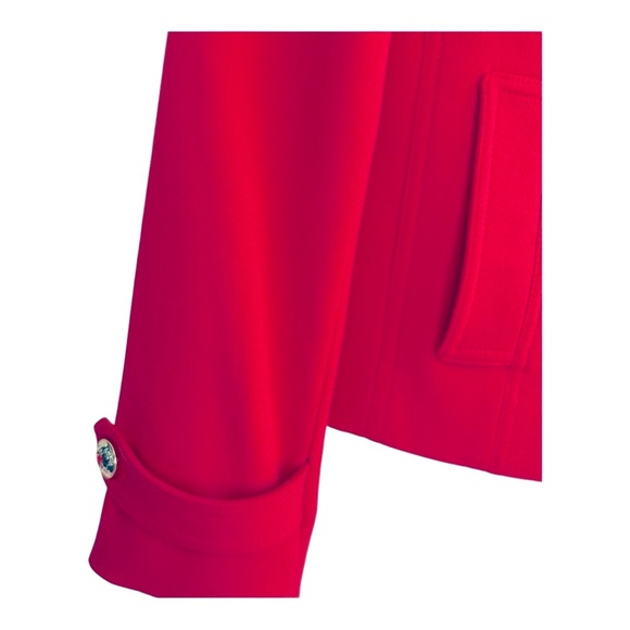 Tahari ASL Vibrant Red Short Blazer Size 6 - Picture 7 of 10